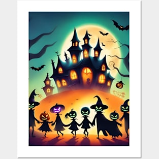 Family Halloween Posters and Art